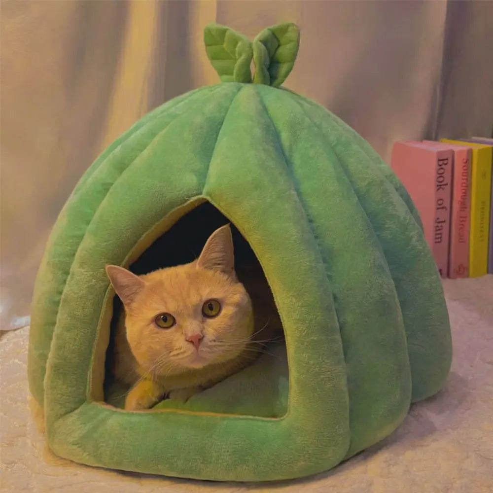 Cute Winter Warm Pet House Flannel Pet Supplies Cat Bed Four Seasons Kitten Puppy Cat Nest