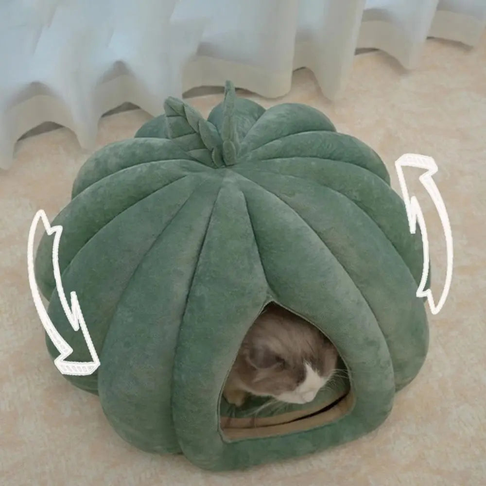 Cute Winter Warm Pet House Flannel Pet Supplies Cat Bed Four Seasons Kitten Puppy Cat Nest