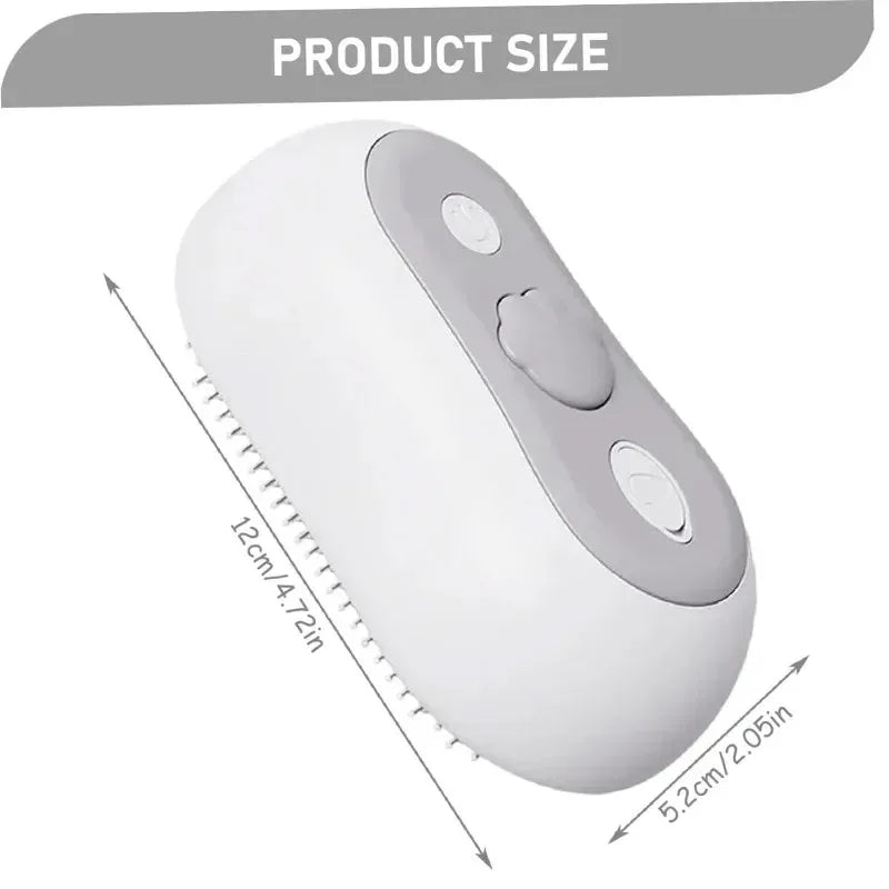 USB Rechargeable Cat Grooming Tool 3 in 1 Electric Steam Spray Comb Silent Massage Brush for Cat with Water Tank